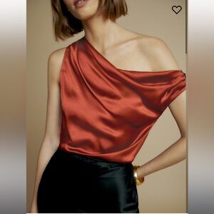 Reformation Annika Silk Top - Size 4